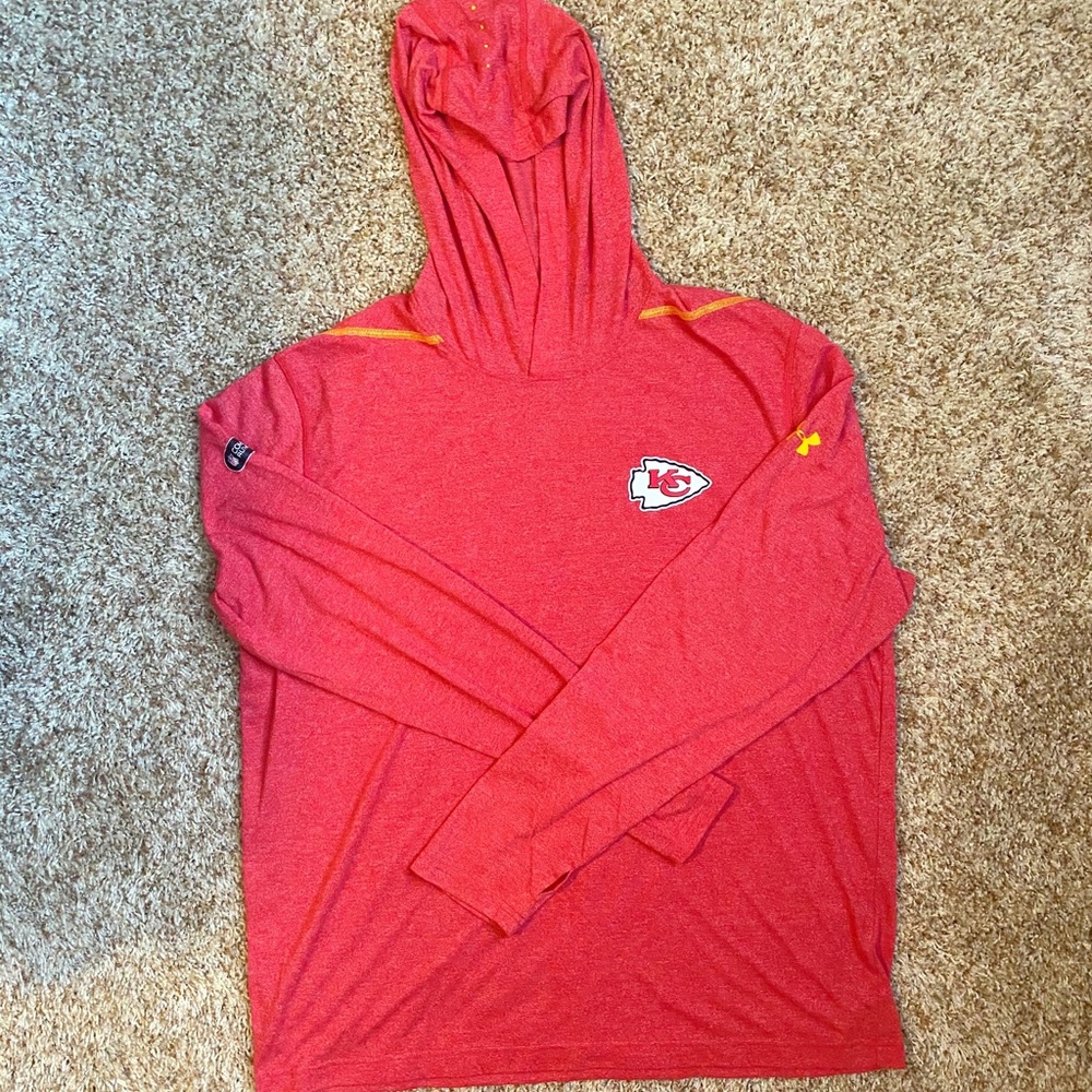 Red Under Armour Kansas City Chiefs Hoodie